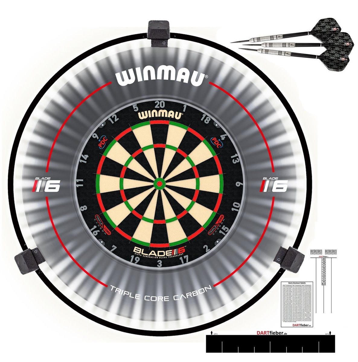 Scolia Plasma Blade 6 Triple Core Surround Dart Bundle StarterSet